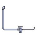 Ts Brass B-3950-01 3-1 2-inch X Waste Twist With Overflow And Npt Adapter 