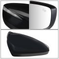 Ma1321216 Factory Style Passenger Right Side Mirror Manual Folding Power Adjust Turn Signal Blind Spot Detection Compatible