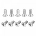 Uxcell 5 16-18x3 4 Flat Head Machine Screws Phillips 304 Stainless Steel Bolts 20pcs