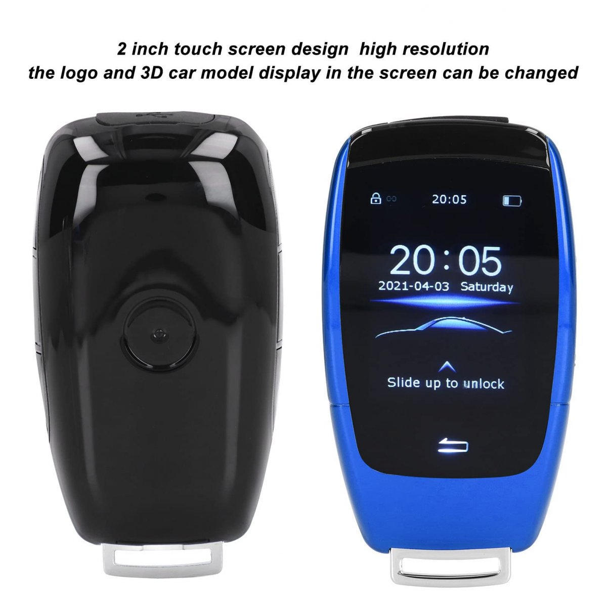 Universal Smart Lcd Key Tk900 Touch Screen Remote Keyless Entry For Start Stop Engine Button Models Blue