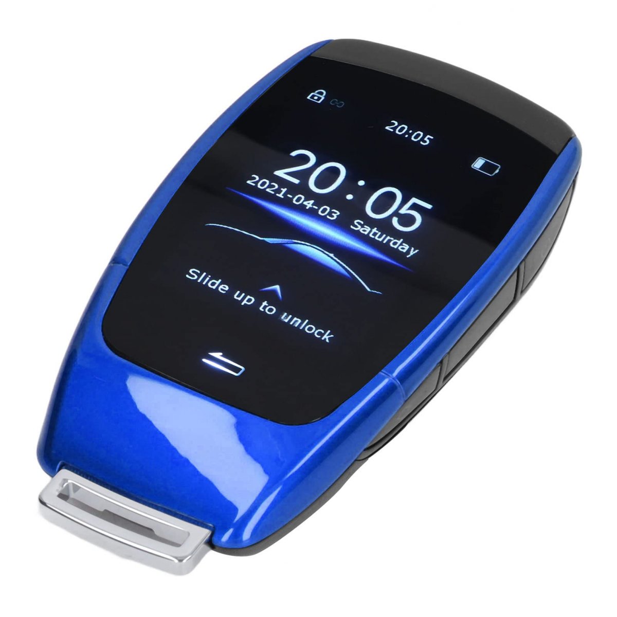 Universal Smart Lcd Key Tk900 Touch Screen Remote Keyless Entry For Start Stop Engine Button Models Blue