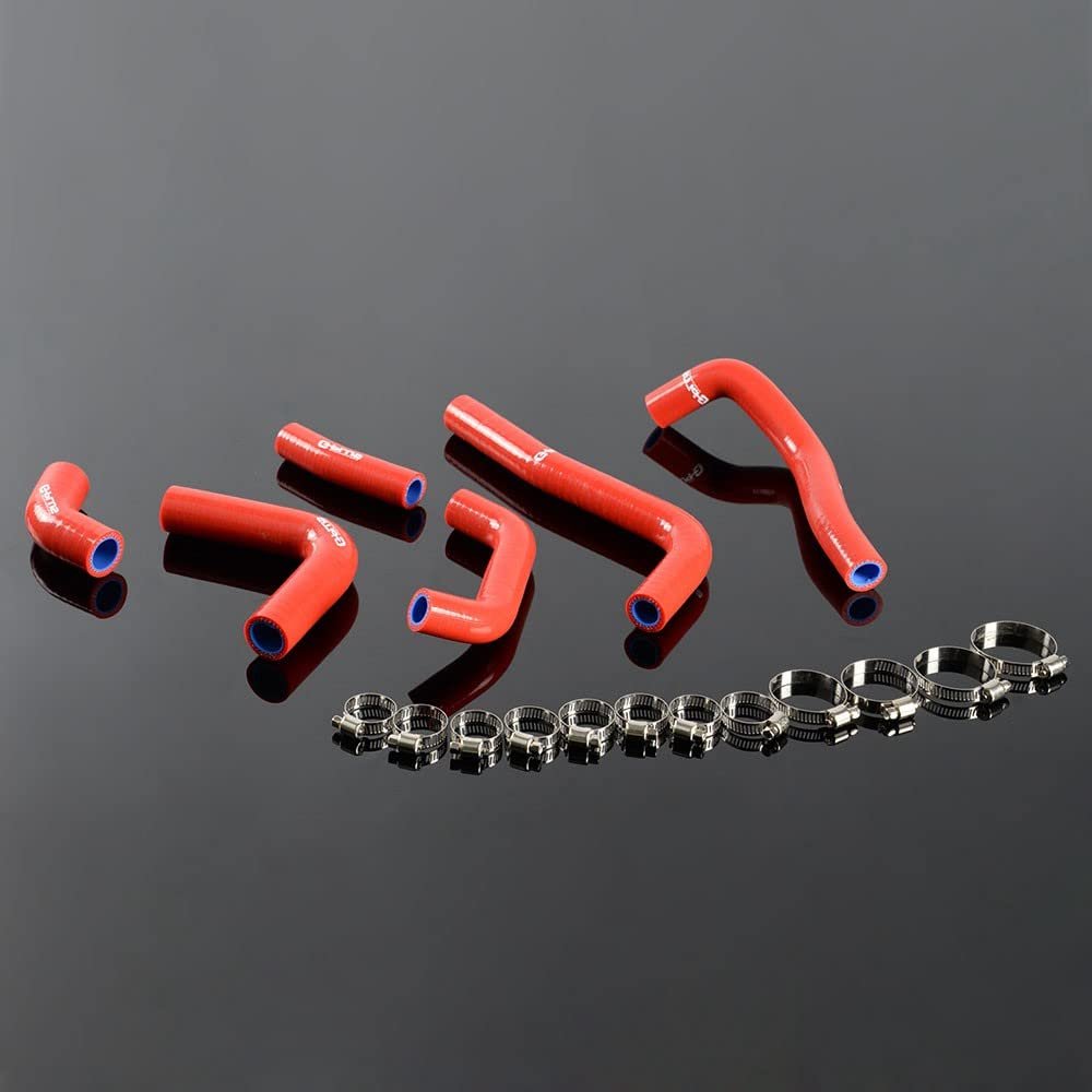Coolant Silicone Radiator Hose Kit For Honda Crf450r 2002 2003 2004 Red