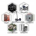Uxcell Ac 5a 250v 25mm 0 98 Mounting Thread High Round 1no 1nc Dpst Momentary Stainless Steel Metal Waterproof Push Button