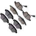 Aintier Automotive Replacement Brake Pads Front Rear Fit For Audi A3 2010-2012 For Quattro Volkswagen Beetle 2012-2017 Eos