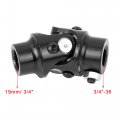 X Autohaux 3 4 6 Spline 3 Dd Black Car Steering U Joint Coupler For Mustang Ii Power Rack