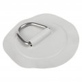 D-ring Pad Patch Stainless Steel Inflatable Boat D Rings Patch 6in For Raft Dinghy Kayak Canoe Surfboard No Glue Included