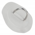 D-ring Pad Patch Stainless Steel Inflatable Boat D Rings Patch 6in For Raft Dinghy Kayak Canoe Surfboard No Glue Included