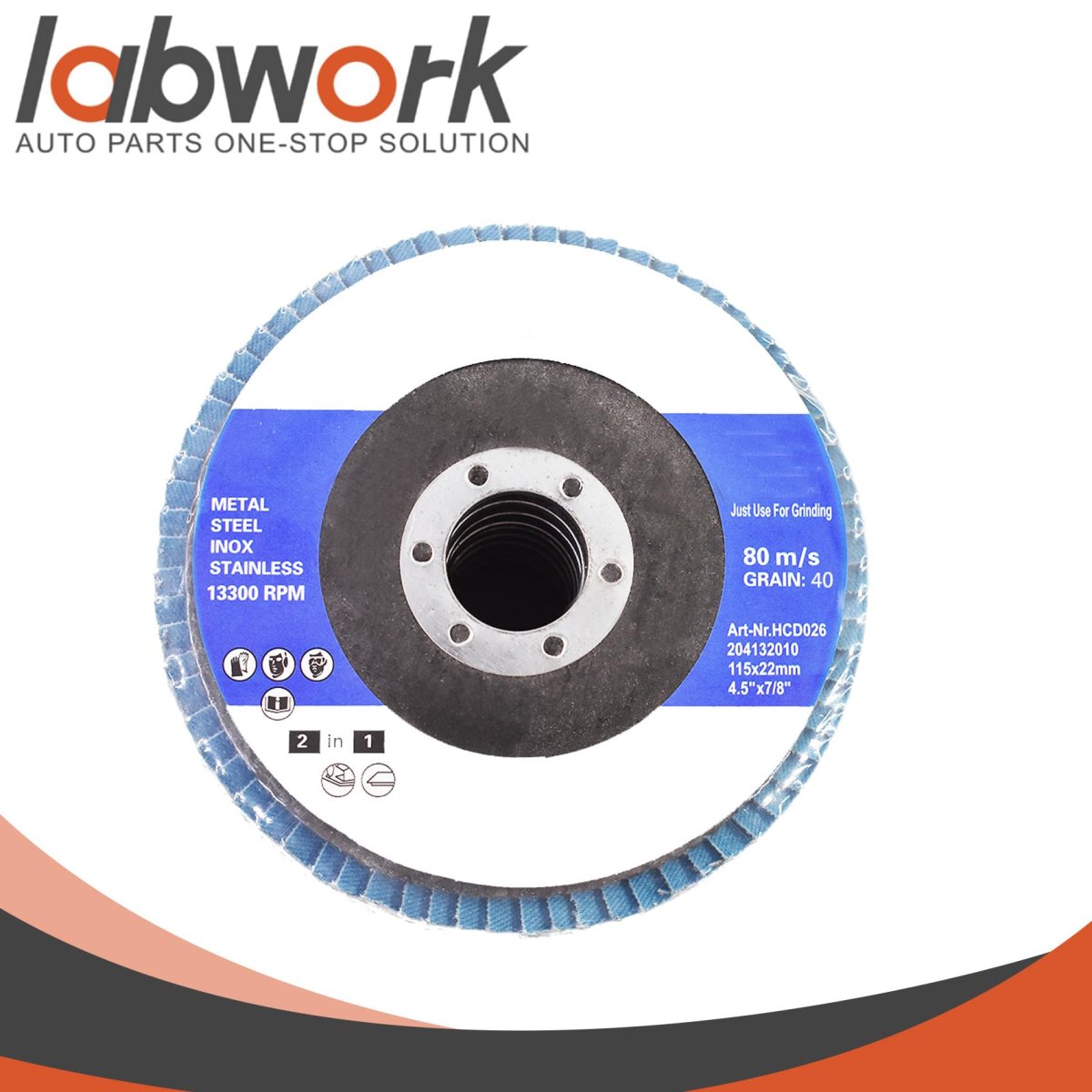 10 Pack Premium Zirconia Type 29 Flap Disc 4-1 2 X 7 8 For Angle Grinder Fit Grinding