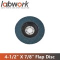 10 Pack Premium Zirconia Type 29 Flap Disc 4-1 2 X 7 8 For Angle Grinder Fit Grinding