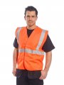 Portwest C472 Hi-vis One Band And Brace Vest Orange L Xl 