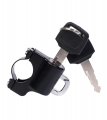 Minho Universal Motorcycle Accessories Aluminum Alloy Helmet Lock With 2 Keys For 7 8 22mm Handle Bar Dirt Pit Sports Street