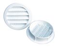 Maurice Franklin Louver-1 Round White Polypropylene Plastic Louver With Insect Screen System Priced Per Bag Of 6 1 Plw-100 