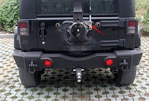 Jeep Wrangler Cb Antenna Spare Tire Mount For 2007 2017 Jk Unlimited