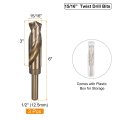3pcs 15 16 M35 Cobalt Twist Drill Bits High-speed Steel Jobber Bit For Stainless Hardened Metal Cast Iron Aluminum Copper Soft