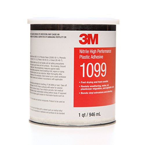 3m Nitrile High Performance Plastic Adhesive 1099 Tan Quart Pack Of 1