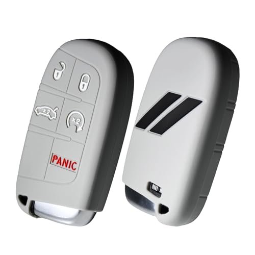 Slash Silicone Key Fob Cover Case Protector For Dodge Charger Challenger Srt Hornet R T Dart Durango Journey Replacement