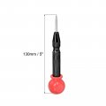 Uxcell Automatic Center Punch 5-inch Spring-loaded Hole Puncher Marker Hand Tool Adjustable Black With Cap For Wood Metal