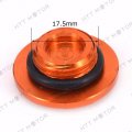 Httmt 249004- Cnc Billet Engine Oil Plug Bolt Screw Cover Compatible With 125 200 390 Duke Street Bike