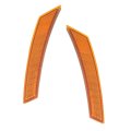 Front Side Marker Light Pair For 2022 Nissan Frontier S Sv Pro X 4x Extended Cab Replacement Ni2556102 Ni2557102 26145 9bu0b 