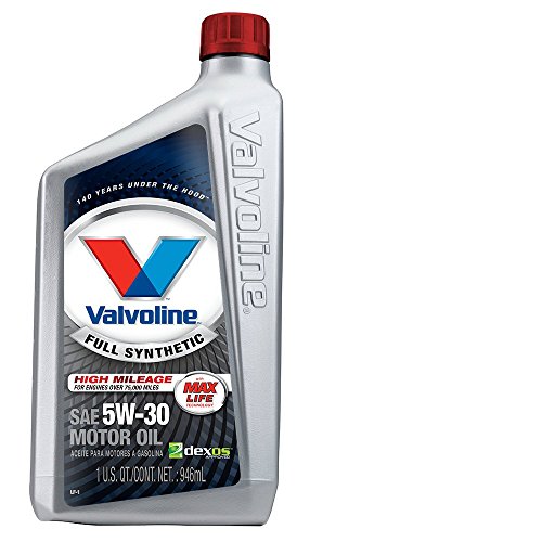 Valvoline 5w 30 Full Synthetic High Mileage Motor Oil 1qt Vv179