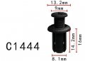 Autobahn88 Push-type Clip Compatible With Mazda Oem G14s50ea1 Pack Of 20