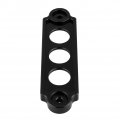 Qiilu Battery Bracket Car Racing Tie Down Hold Lock Anodized Fit For Honda Civic Crx 1988-2000 Black