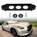 Qiilu Battery Bracket Car Racing Tie Down Hold Lock Anodized Fit For Honda Civic Crx 1988-2000 Black