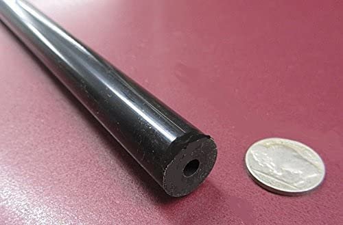 Delrin Black Acetal Pom Round Tube 625 Od 5 8 X 250 1 4 Id Wall 60 Length