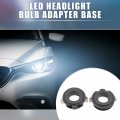 A Absopro H7 Led Headlight Bulb Holder Adapter Socket Base Holders Clip For Audi A3 A4l A6l Buick Regal Lacrosse Excelle Gt