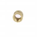 Uxcell Knurled Insert Nuts 100pcs M5 X 0 8mm Female Thread Brass Threaded Embedment For 3d Printer