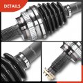 A-premium Pair 2 Front Cv Axle Shaft Assembly Compatible With Bmw 525xi 530xi 2006-2007 528i 535i Xdrive 2009-2010 528xi 535xi