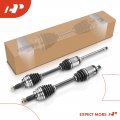 A-premium Pair 2 Front Cv Axle Shaft Assembly Compatible With Bmw 525xi 530xi 2006-2007 528i 535i Xdrive 2009-2010 528xi 535xi