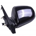 Ocpty Black Left Side Mirror Fit For 2005-2010 Scion Tc Smooth Glass Manual Folding Non-heated Turn Signal