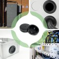 Flyshop 5 Pcs Black Armature Rubber Bar Grommet 32 Mm Dia 1-1 4 One-sided Firewall Hole Plug Wire Cable Protector