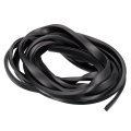 U Channel Edge Trim 11 5ft Length Rubber Guard Seal Strip Protector Flat Fit For 1 5-2mm 15 64 W X 7 16 H Black 