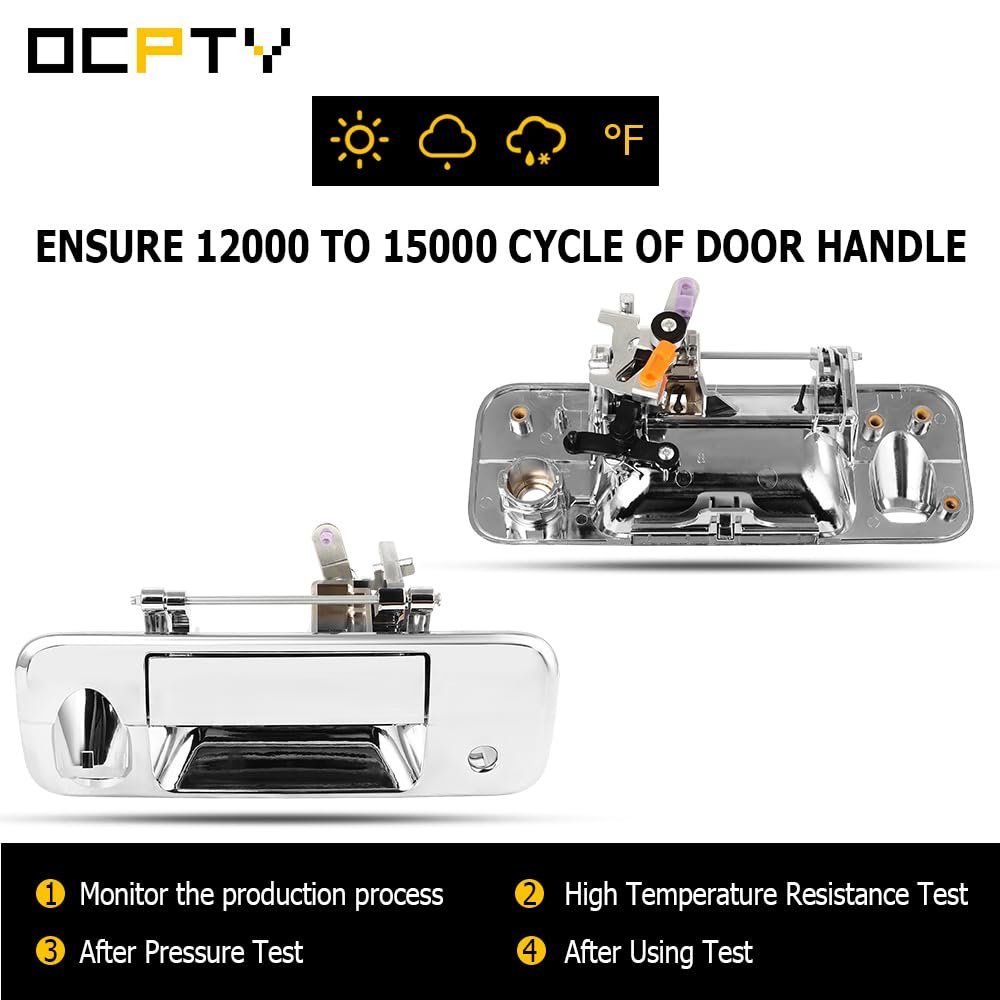 Tailgate Window Handle Replacement For 2007 To 2013 Toyota Tundra Replaces 91281 690900c051chr Exterior Door