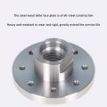 Waltyotur Woodworking 3 Inch Lathe Steel Faceplate Chucks Wood Face Plate 1a -8tpi Spindle Without Screwchuck
