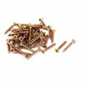 4mmx30mm Phillips Flat Head Sheet Self Tapping Drilling Screws 50pcs 