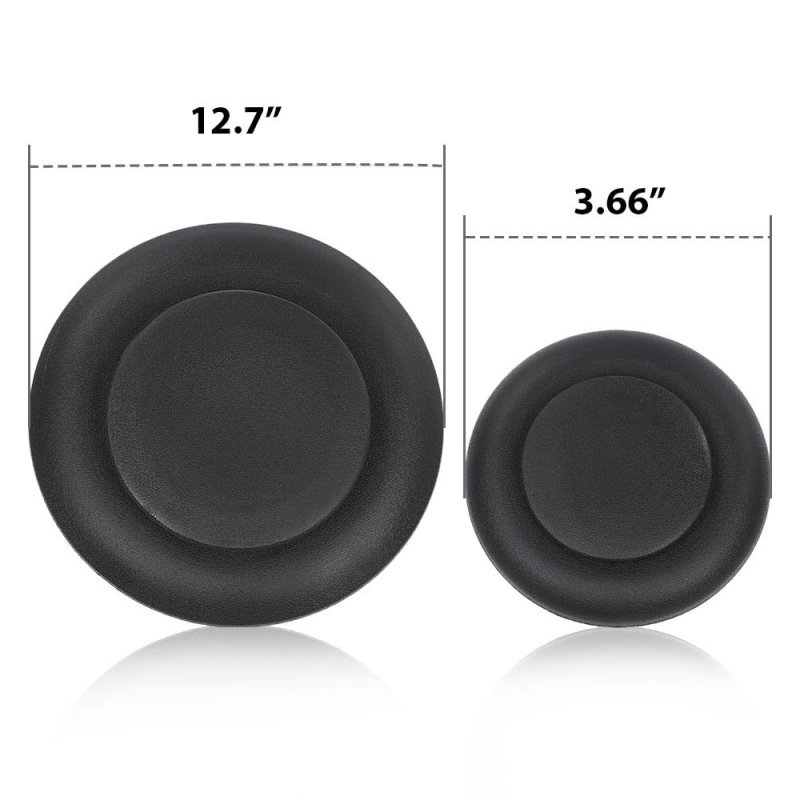 Hitch Puck Cover Plug Trim Ring Kit For Ford F250 F350 F450 F550 Super Duty 2011 2023 Bc3z 99000a25 A Black