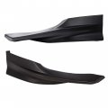 Kuafu Front Bumper Lip Spoiler Compatible With 2014-2015 Honda Civic 2dra Coupe Finisher Under Chin Black
