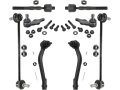 Front Ball Joint Sway Bar Link Tie Rod End Kit 8 Piece For 2011-2013 Hyundai Sonata 2 4l 4-cylinder Without Sport Suspension 