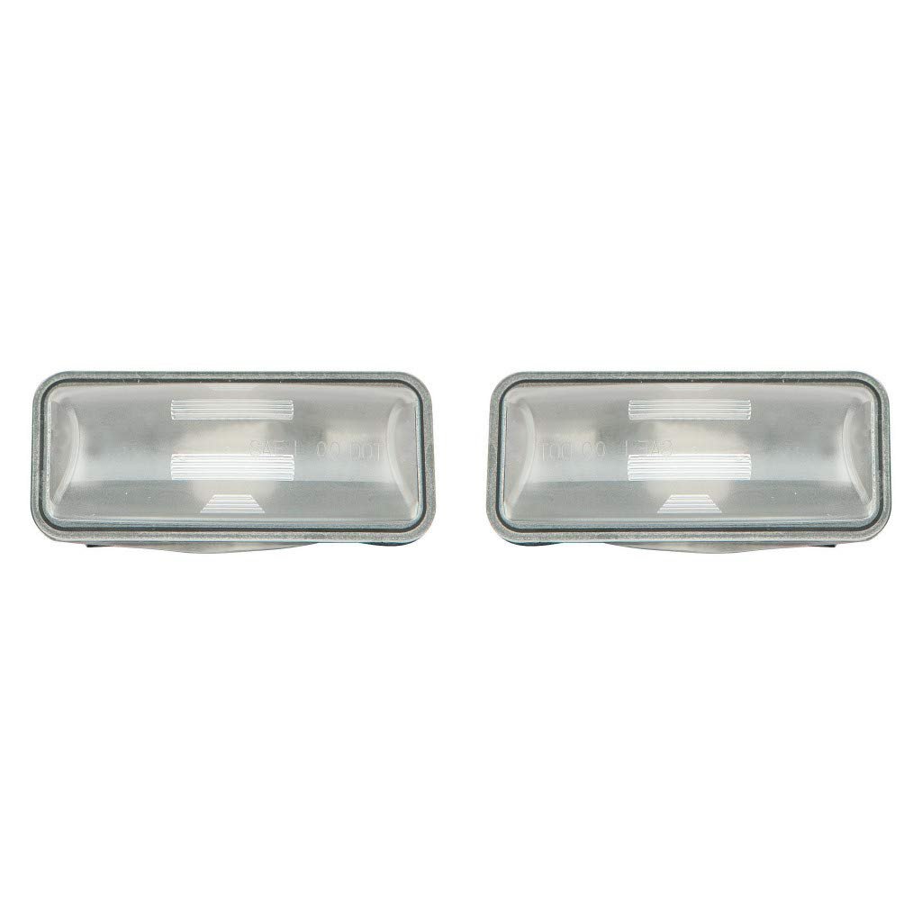 License Lamp Unit Pair For Subaru Crosstrek 2016 2017 2018 2019 2020 Driver And Passenger Side Capa Certified Su2870100