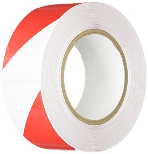 Heskins Floor2a Red And White Tapeline Floor Marking Tape 98 Length 2 Width