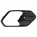 Fo1038178 Front Fog Light Cover Compatible With Ford Escape 2017-2019 Driver Left Side Smooth Black