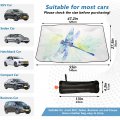 Oarencol Colorful Dragonfly Windshield Sun Shade Umbrella Animal Watercolor Foldable Car Front Window Sunshade Blocks Uv Rays