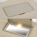 Passenger Right Side Sun Visor With Mirror And Vanity Light For Infiniti Jx35 Qx60 Pathfinder 2013 To 2019 Beige Fits