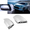 Aramox Door Mirror Cover 2pcs Side Rearview Trim Replacement For Mitsubishi Pajero Sport Montero Shogun 2017a 2021 Plating
