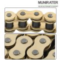 Gold O-ring Drive Chain 530 Pitch 150 Links 9850 Pounds Tensile