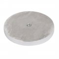 Uxcell 4pcs 90mm Dia 10mm Thickness M10 Thread Aluminum Disc Hardware For Glass Table