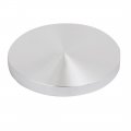 Uxcell 4pcs 90mm Dia 10mm Thickness M10 Thread Aluminum Disc Hardware For Glass Table